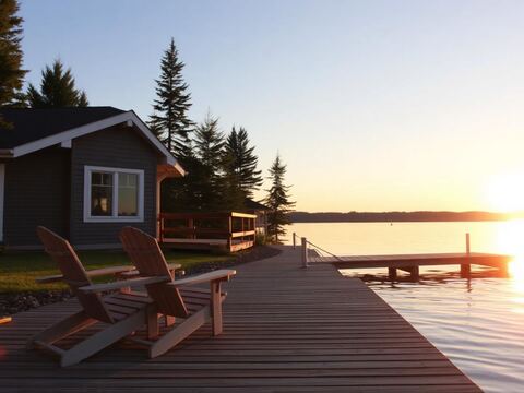 Vacation rental host with a cozy cabin